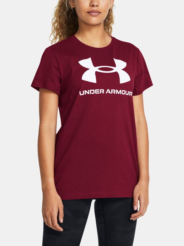 Under Armour Women's T-shirt Under Armour UA Rival Logo SS-RED - Women's