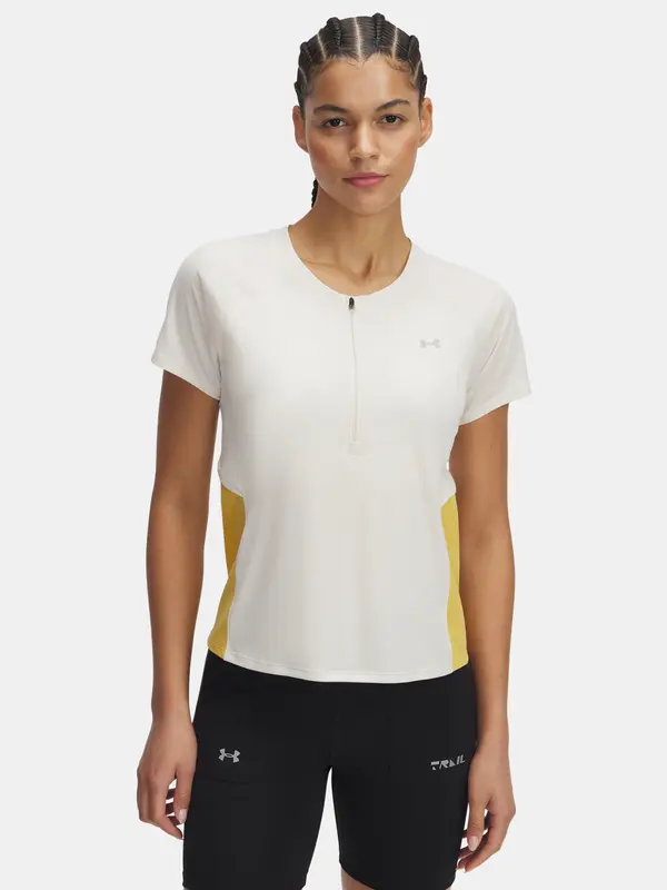 Under Armour Women's T-shirt Under Armour UA Trail Run Zip SS - Women's