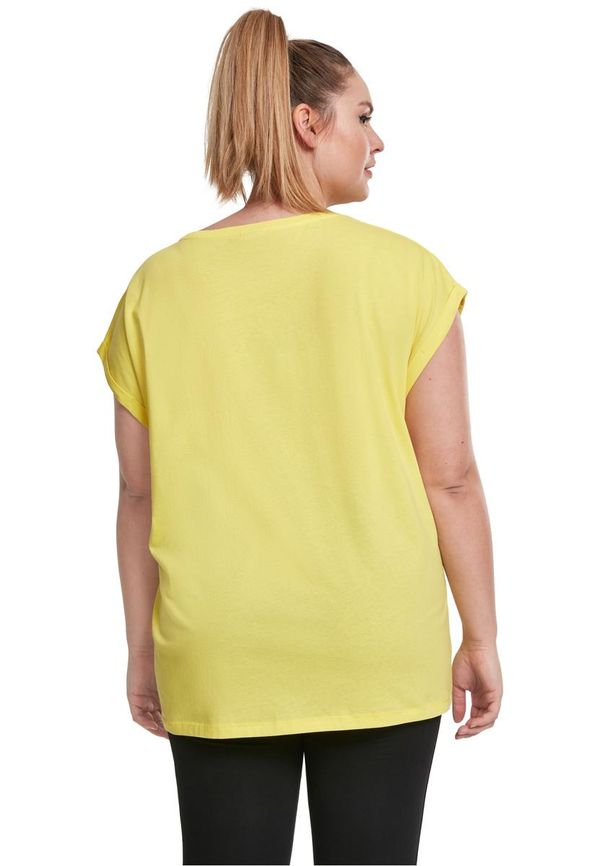 Urban Classics Women's T-shirt with extended shoulder bright yellow