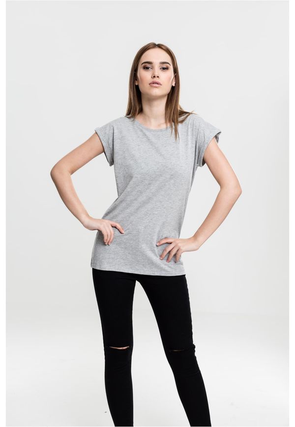 Urban Classics Women's T-shirt with extended shoulder grey