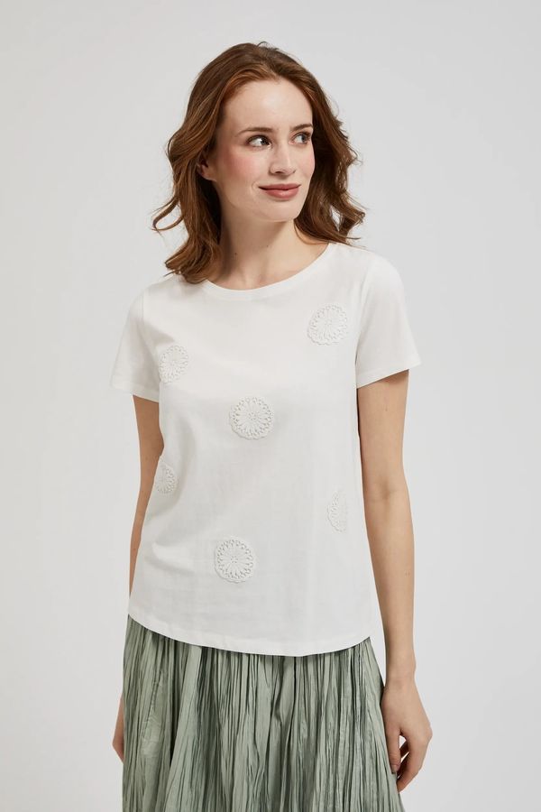 Moodo Women's T-shirt with MOODO app - white