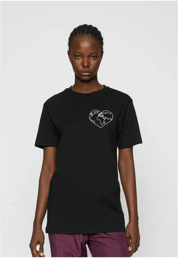 Mister Tee Women's T-shirt World Love black