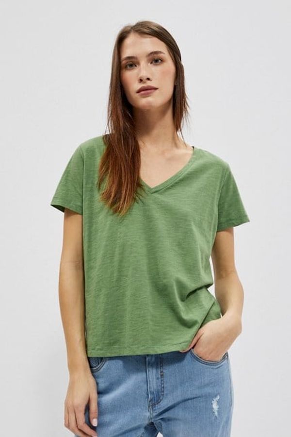 Moodo WOMEN'S T-SHIRTS L-TS-4049 OLIVE: