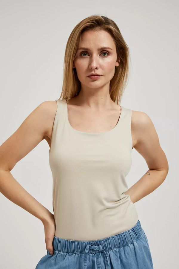 Moodo Women's tank top MOODO - beige