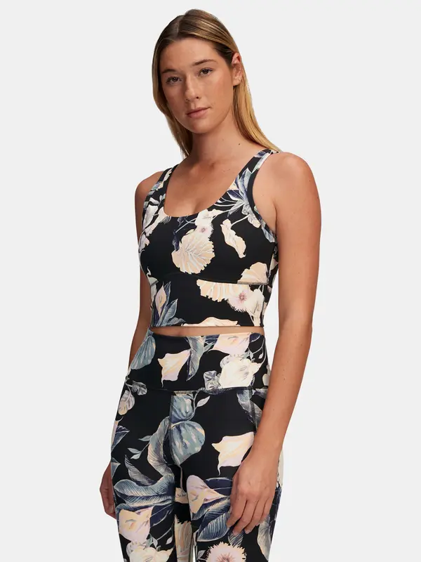 Under Armour Women's tank top Under Armour Meridian Fitted CropTankPrnt - Women's