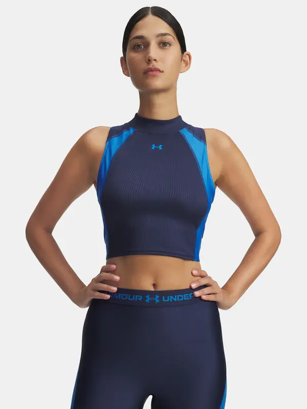 Under Armour Women's tank top Under Armour UA HG Rib Tank-BLU - Women's