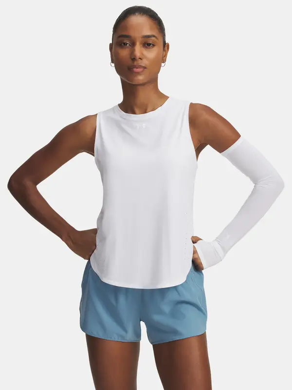 Under Armour Women's tank top Under Armour UA Launch Elite Tank-WHT - Women's