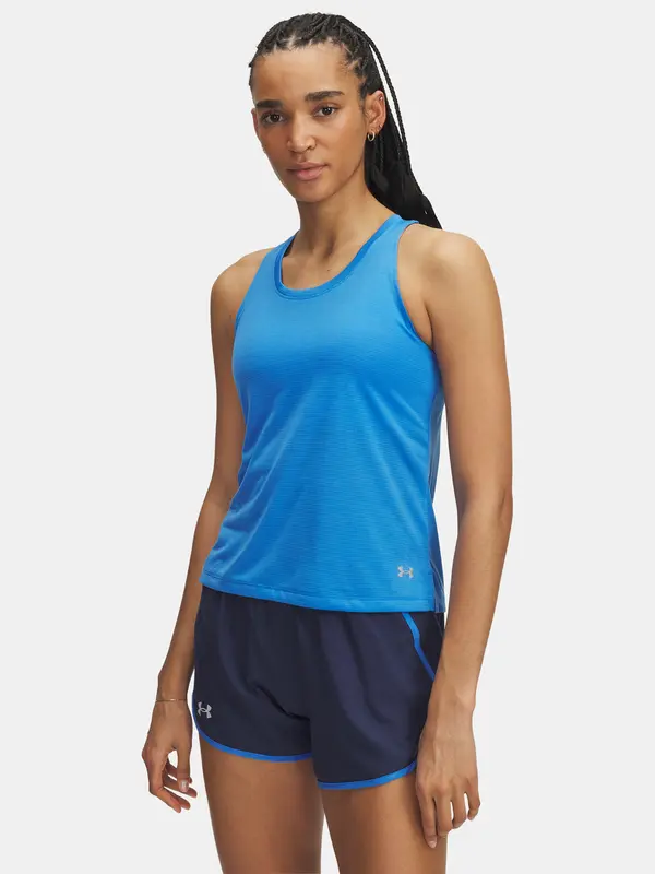 Under Armour Women's tank top Under Armour UA Launch Singlet-BLU - Women's