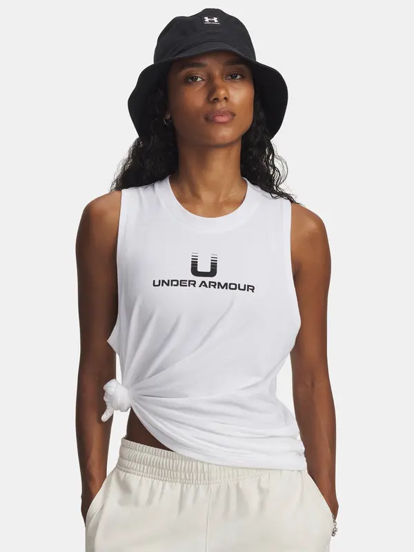 Under Armour Women's tank top Under Armour UA Varsity U Tank-WHT - Women's