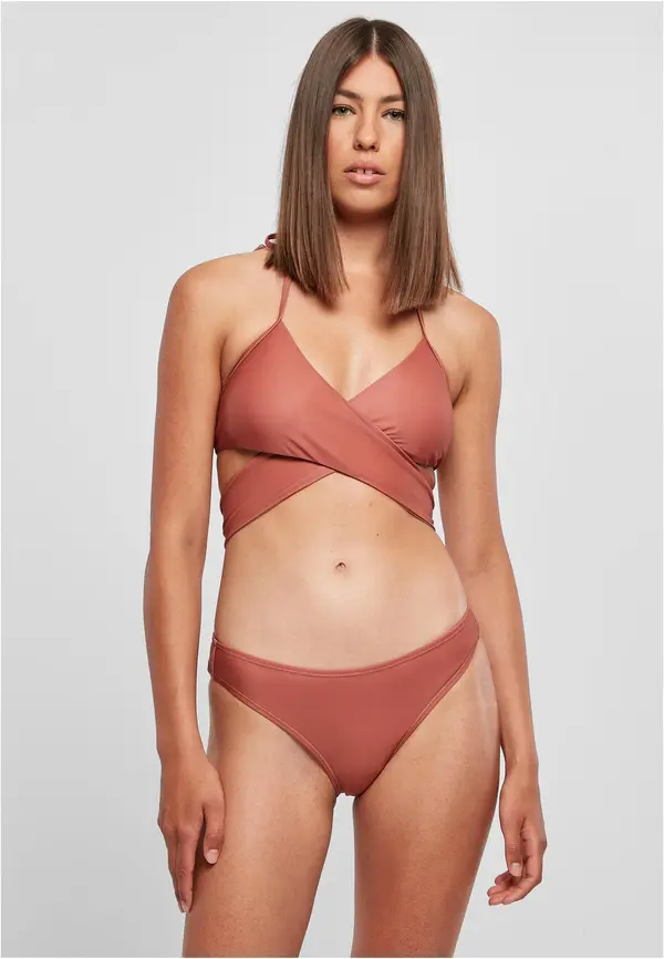 Urban Classics Women's terracotta bikini