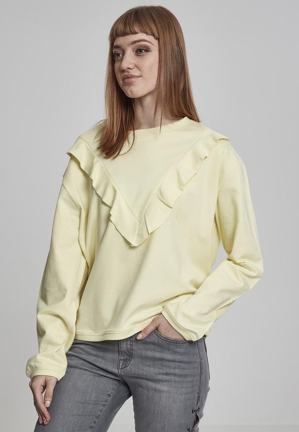 UC Ladies Women's Terry Volant Crew powder yellow