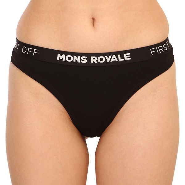 Mons Royale Women's thong Mons Royale merino black