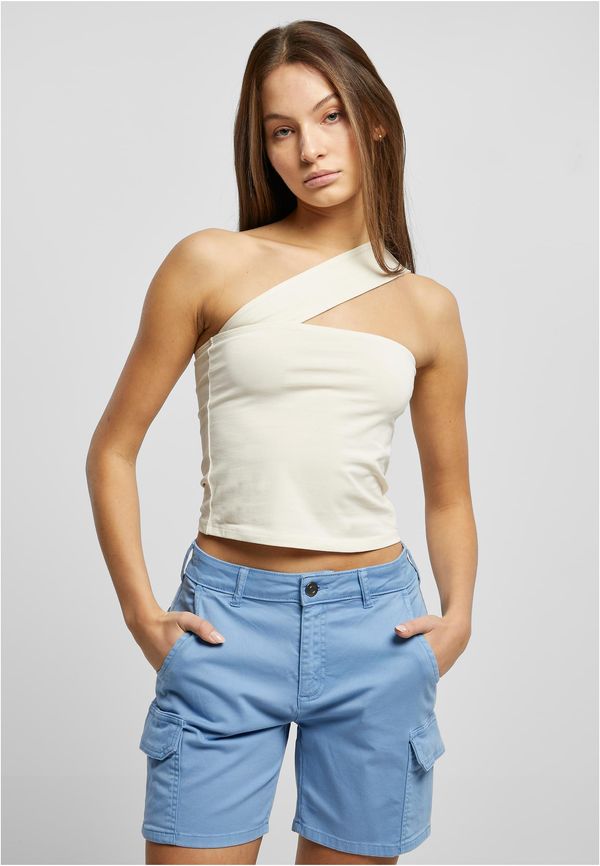 Urban Classics Women's top with one strap whitesand