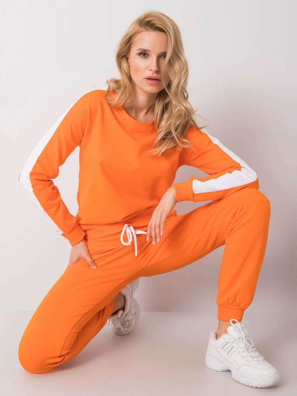 Fashionhunters Women's tracksuit RUE PARIS Orange