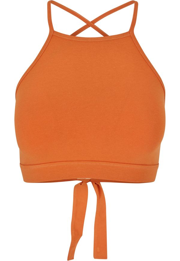 Urban Classics Women's triangle top vintage orange