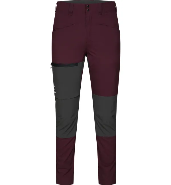 Haglöfs Women's trousers Haglöfs Lite Slim Dark Red/Grey