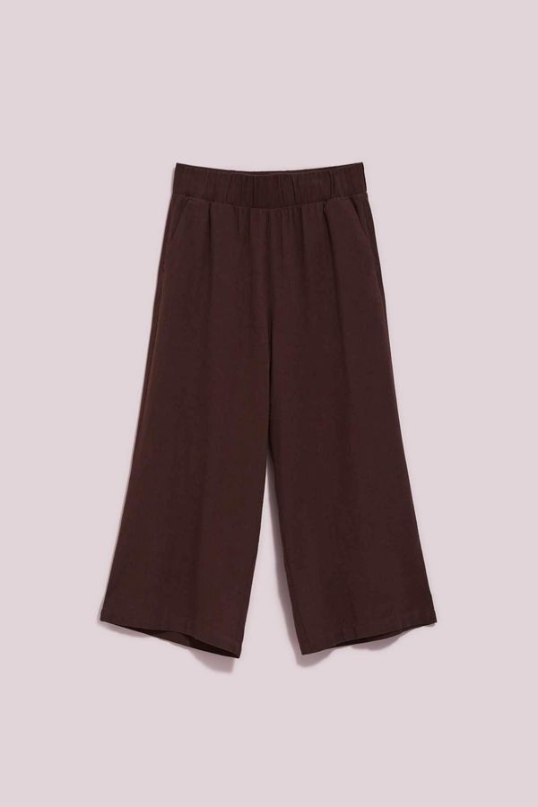 Moodo WOMEN'S TROUSERS L-SP-4030 D.OAK