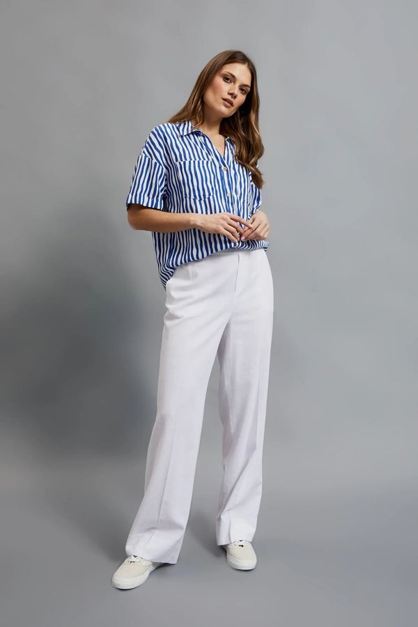 Moodo Women's trousers MOODO - white