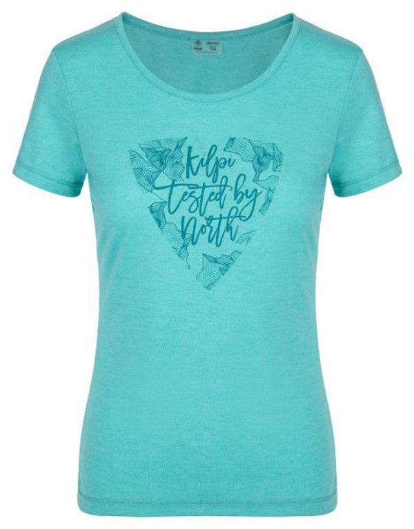 Kilpi Women's turquoise T-shirt Kilpi GAROVE-W
