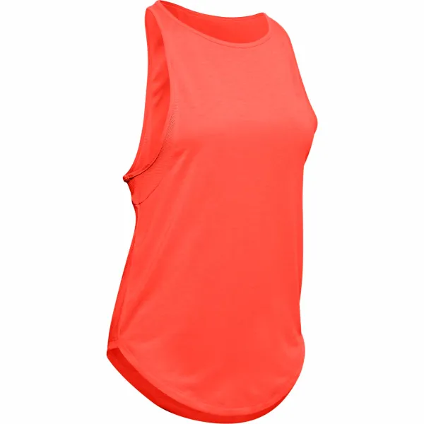 Under Armour Women's Under Armour Whisperlight Mesh Tank Orange S Tank Top