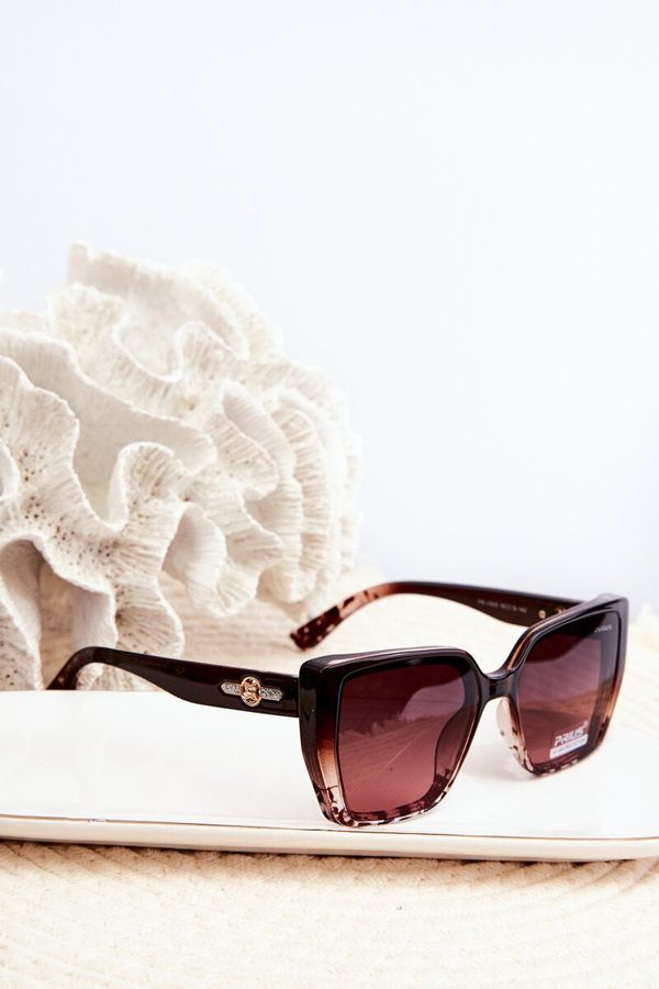 Kesi Women's UV400 Sunglasses - Brown/Pink
