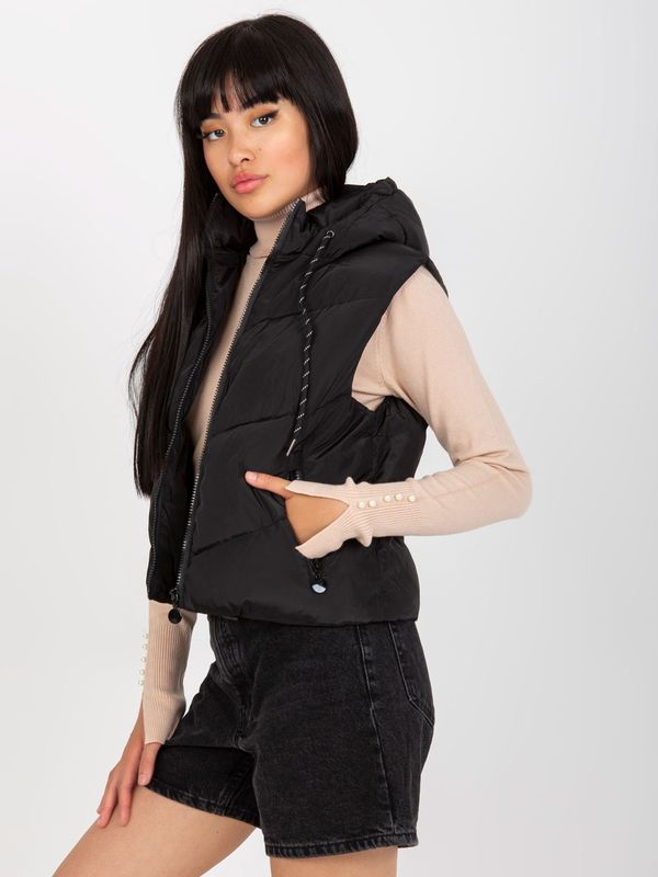 Z-Desing Jacket Style Women's vest Fashionhunters Black