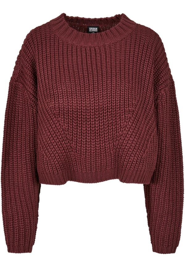 Urban Classics Women's wide oversize cherry sweater