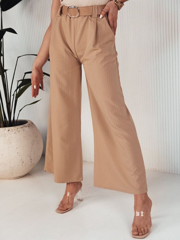 DStreet Women's wide trousers ALZUR beige Dstreet