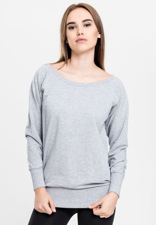 UC Ladies Women's Wideneck Crewneck Grey