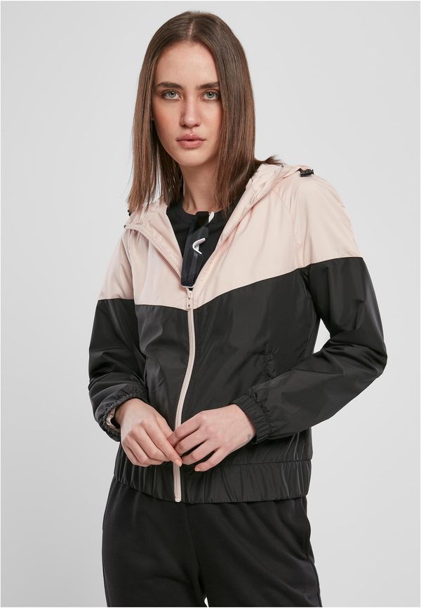 Urban Classics Women's Windbreaker Arrow Light Pink/Black