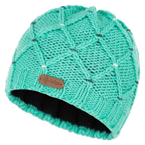 Kilpi Women's winter beanie KILPI CROCHY-W turquoise