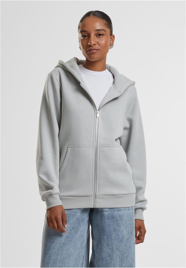 Urban Classics Women's zip-up hoodie Fluffy Hoody gray