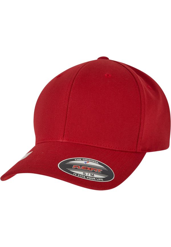 Flexfit Wooly Combed Waterrepellent Red Cap