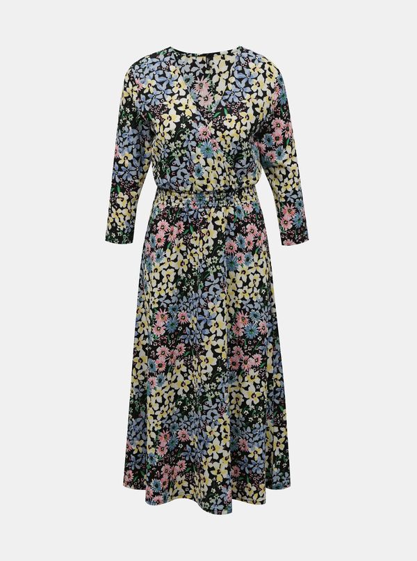 Only Yellow-blue floral maxi-dresses ONLY Saga - Women