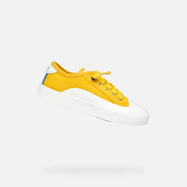 GEOX Yellow boys' sneakers Geox Tippeste - Boys