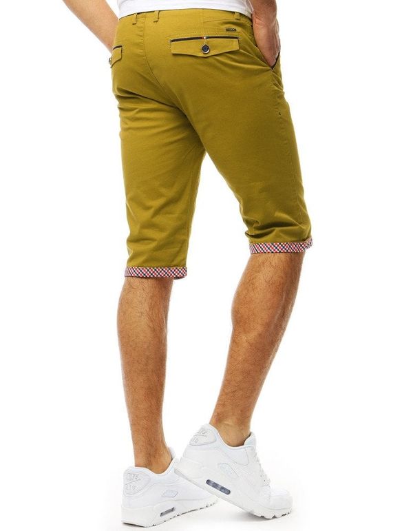 DStreet Yellow men's shorts