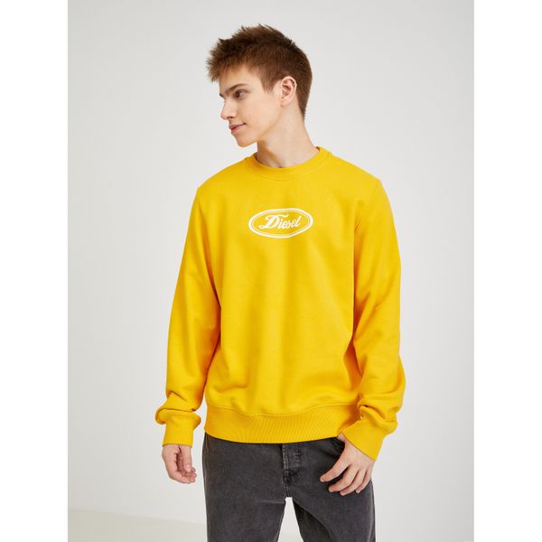 Diesel Yellow Men's Sweatshirt Diesel - Men