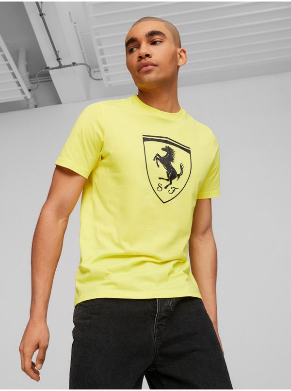 Puma Yellow Mens T-Shirt Puma Ferrari Race - Men