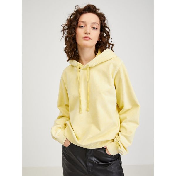 Diesel Yellow Women Hoodie Diesel - Women