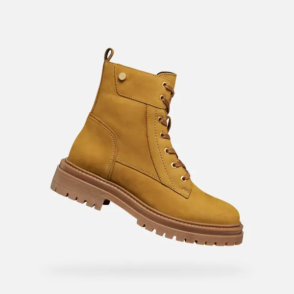 GEOX Yellow Women's Ankle Boots Geox Iridea - Ladies