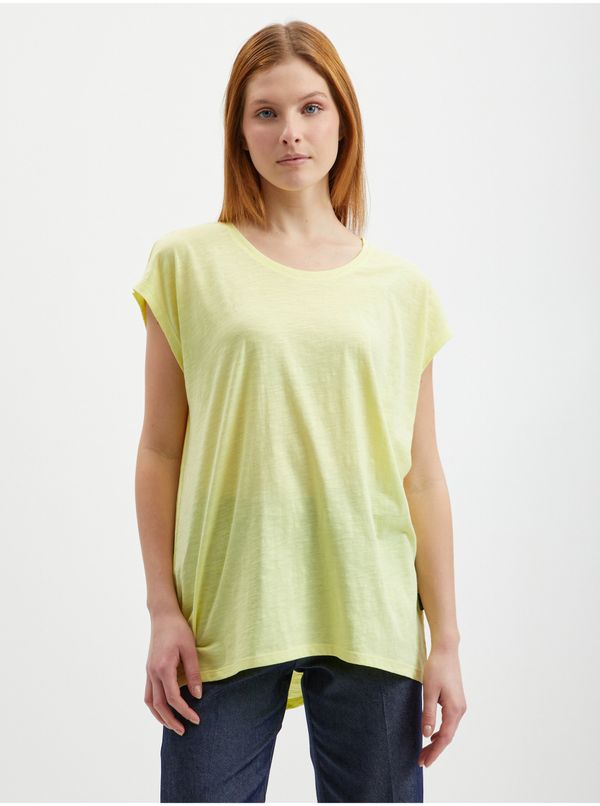 Noisy May Yellow Womens Basic T-Shirt Noisy May Mathilde - Women