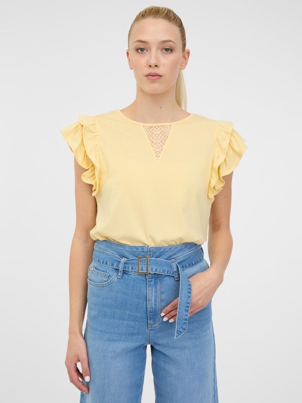 Orsay Yellow women's T-shirt ORSAY