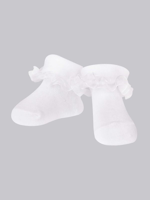 Yoclub Yoclub Kids's 3Pack Girl's Ruffle Socks SKA-0119G-010J-002