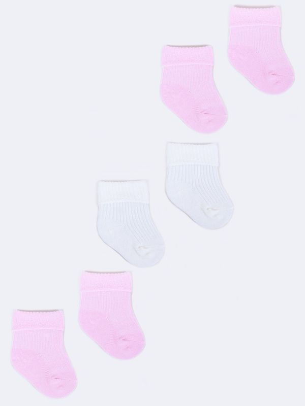 Yoclub Yoclub Kids's 3Pack Girl's Socks SKA-0009U-0000-003