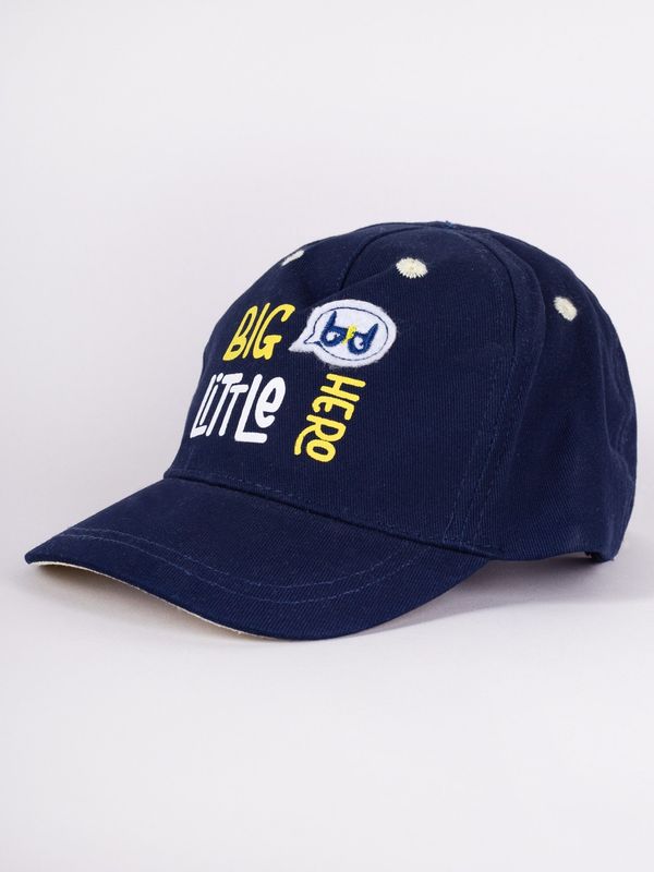 Yoclub Yoclub Kids's Boy's Baseball Cap CZD-0627C-A100 Navy Blue