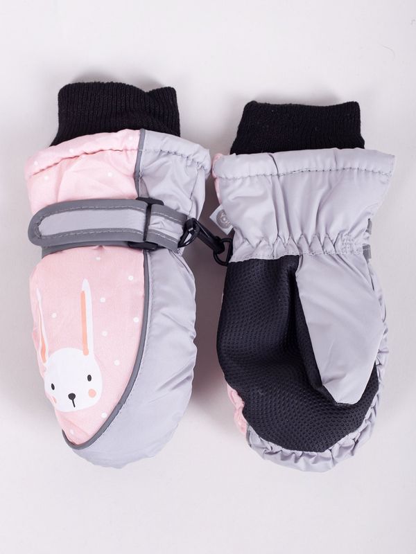 Yoclub Yoclub Kids's Children's Winter Ski Gloves REN-0211G-A110