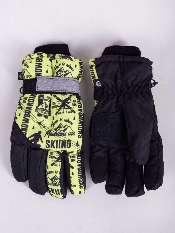 Yoclub Yoclub Kids's Children's Winter Ski Gloves REN-0288C-A150