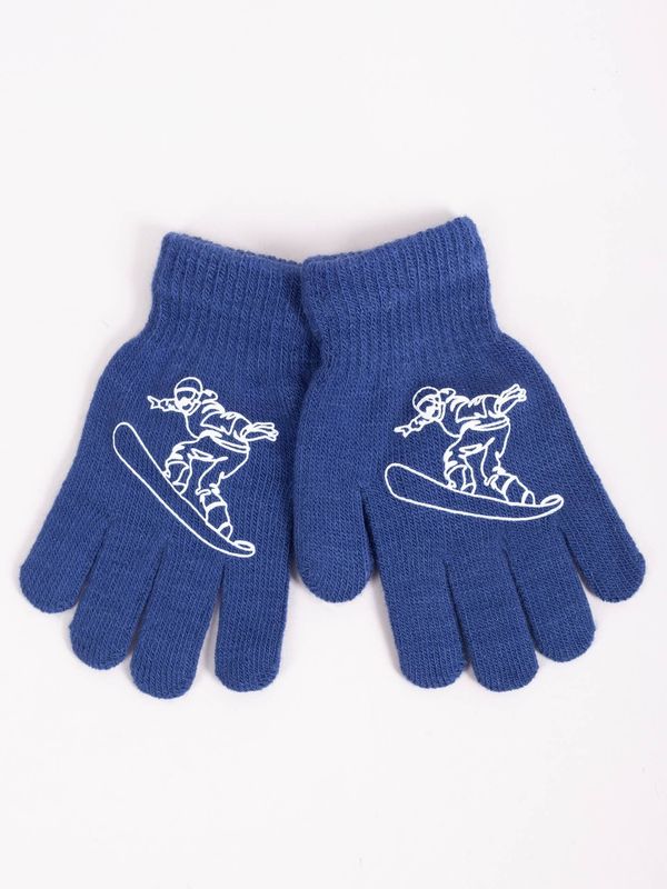 Yoclub Yoclub Kids's Gloves RED-0012C-AA5A-022