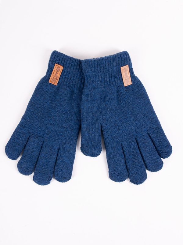 Yoclub Yoclub Kids's Gloves RED-0229C-AA50-005 Navy Blue