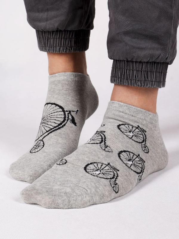 Yoclub Yoclub Man's Ankle Funny Cotton Socks Pattern 1 Colours